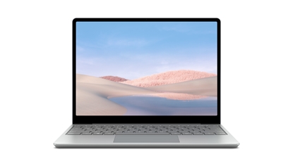 Picture of Microsoft Surface Laptop Go i5-1035G1 Notebook 31.6 cm (12.4") Touchscreen Intel® Core™ i5 8 GB LPDDR4x-SDRAM 256 GB SSD Wi-Fi 6 (802.11ax) Windows 10 Home in S mode Platinum