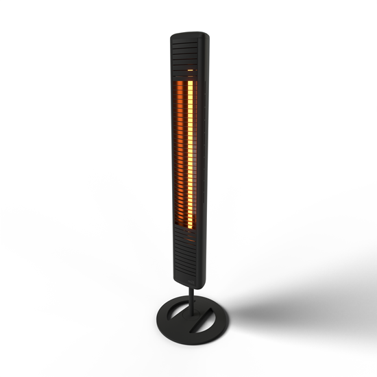 Picture of Mill | Outdoor Heater | OH2000ULGPFLOOR | Patio heater | 2000 W | Number of power levels | Suitable for rooms up to  m³ | Suitable for rooms up to  m² | Black | IP65