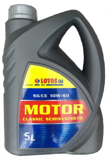Изображение Motoreļļa Motor Classic Semisyntetic 10W40 5L, Lotos Oil