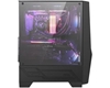 Picture of MSI MAG FORGE 100R Mid Tower Gaming Computer Case 'Black, 2x 120mm ARGB PWM Fan, 1x 120mm Fan, 1-6 ARGB Hub, Mystic Light Sync, Tempered Glass Panel, ATX, mATX, mini-ITX'