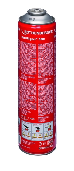 Picture of Multigas 300 gāzes balons, 600 ml, Rothenberger