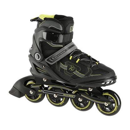 Picture of NA9157 BLACK-YELLOW SIZE 40 IN-LINE Skrituļslidas NILS EXTREME