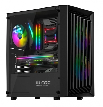 Изображение Obudowa komputerowa bez zasilacza ATOS ARGB MINI USB 3.0