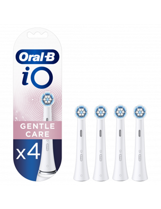 Picture of Oral-B | iO Gentle Care | Toothbrush replacement | Heads | For adults | Number of brush heads included 4 | Number of teeth brushing modes Does not apply | White