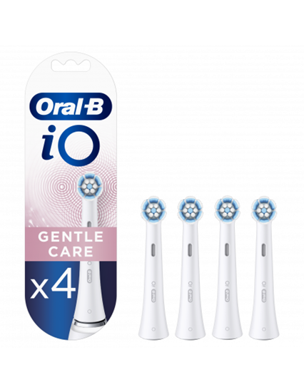 Picture of Oral-B | Toothbrush replacement | iO Gentle Care | Heads | For adults | Number of brush heads included 4 | Number of teeth brushing modes Does not apply | White