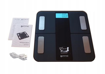 Изображение Oromed ORO-SCALE BLUETOOTH BLACK Square Electronic personal scale