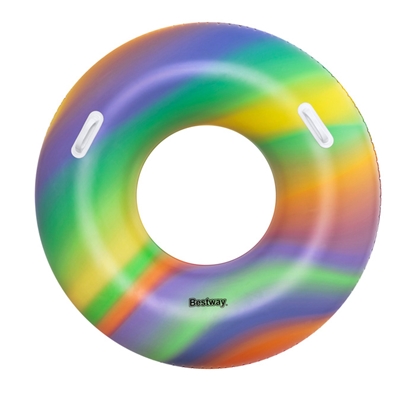 Attēls no Peldamrīks d119cm Bestway Rainbow Swim Tube