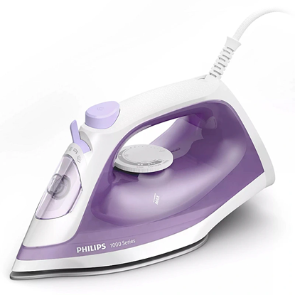 Picture of Philips 1000 Series Steam iron DST1020/30, 1800W, 20g/min continous steam, 90g steam boost, non-stick soleplate, 250ml water tank,