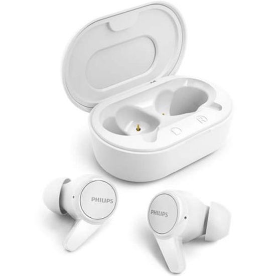 Изображение Philips TAT1207WT/00 In-ear Bluetooth headphones with microphone (IPX4)