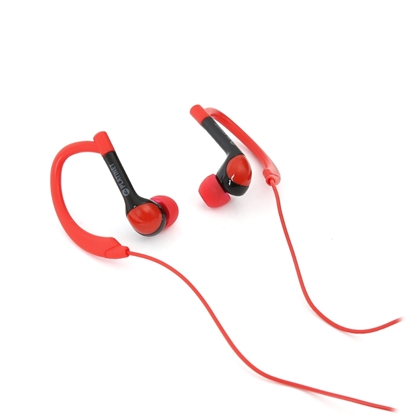 Picture of Platinet PM1072 Headset Wired Ear-hook Sports Red