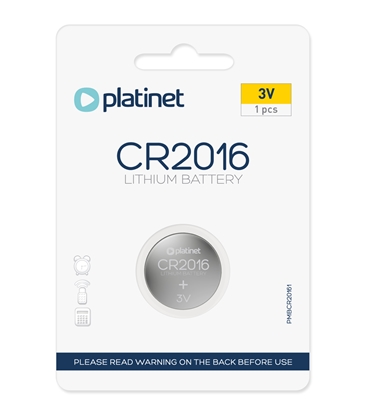 Изображение Platinet PMBCR20161 household battery Single-use battery CR2016 Lithium