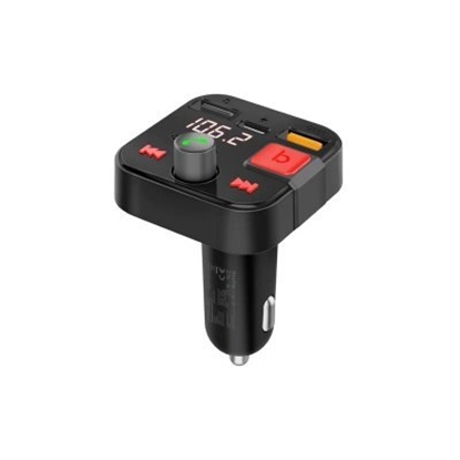 Picture of PROMATE PowerTune-30W Bluetooth FM Transmitter QC3.0 / PD30W / USB / Hands-free