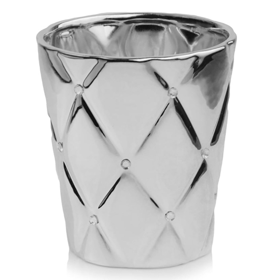 Изображение Puķu pods Glamour sudraba