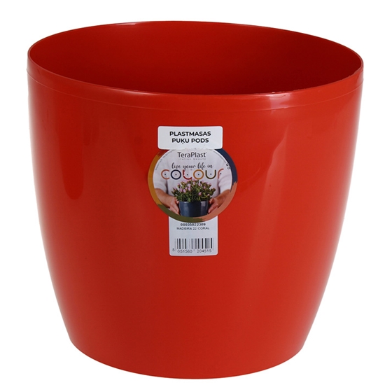 Picture of Puķu pods Madeira 22cm oranžs