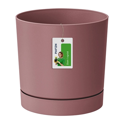 Attēls no Puķu pods Tubo P marsala d12.8xh12.8cm