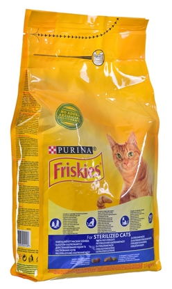 Picture of FRISKIES Sterilized Salmon and tuna with vegetables - dry cat food - 1,5 kg
