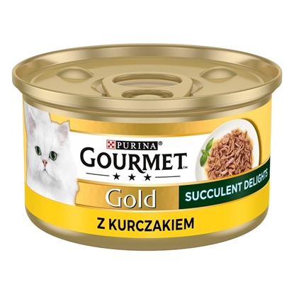 Attēls no PURINA Gourmet Gold Succulent Delights Chicken - wet cat food - 85g