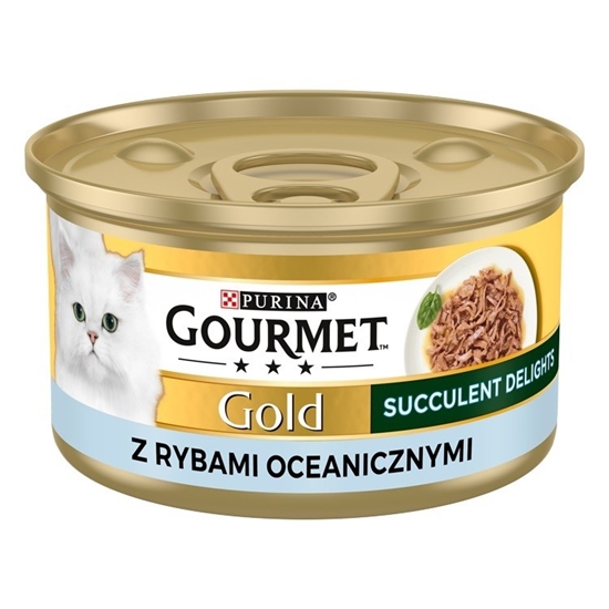 Picture of PURINA Gourmet Gold Succulent Delights Ocean fish - wet cat food - 85g