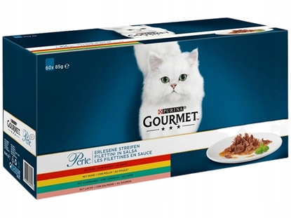 Attēls no PURINA Gourmet Perle Mix - wet cat food - 60x85 g
