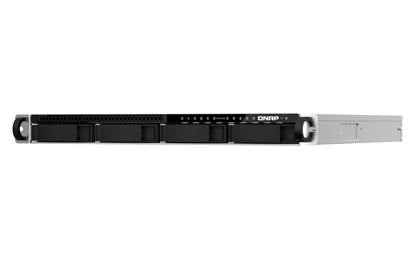 Attēls no QNAP TS-h987XU-RP NAS Rack (1U) Ethernet LAN Black, Silver E-2334