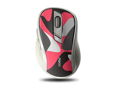 Picture of Rapoo M500 Camouflage/Red Multi-Mode Wireless Mouse