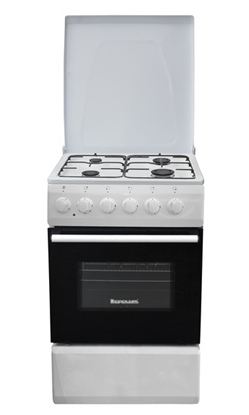 Attēls no Ravanson KWGE-K50N cooker Freestanding cooker Gas White A