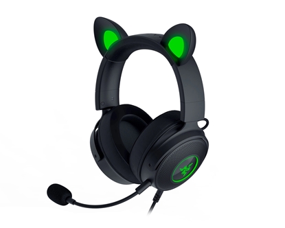 Attēls no Razer | Wired | Over-Ear | Gaming Headset | Kraken V2 Pro, Kitty Edition