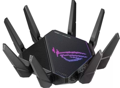 Attēls no ASUS ROG Rapture GT-AX11000 Pro wireless router Gigabit Ethernet Tri-band (2.4 GHz / 5 GHz / 5 GHz) Black