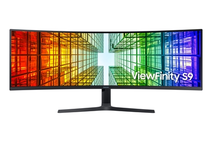 Attēls no Samsung ViewFinity S49A950UIP computer monitor 124.5 cm (49") 5120 x 1440 pixels UltraWide Dual Quad HD QLED Black