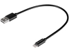 Изображение Sandberg USB>Lightning MFI 0.2m Black