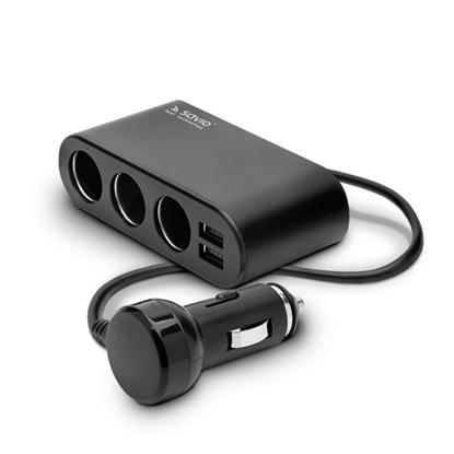 Изображение Savio Car lighter socket splitter 12/24V SA-024