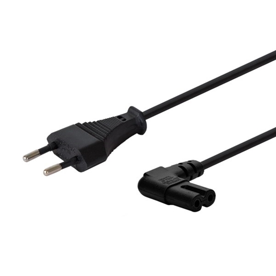 Picture of SAVIO CL-144 Power cable Black 3 m angled