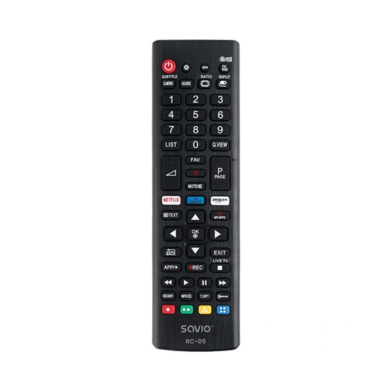 Изображение SAVIO Universal remote controller/replacement for LG TV RC-05 IR Wireless