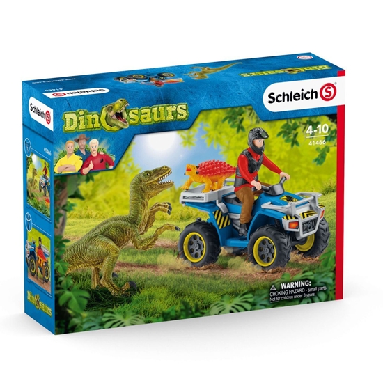 Изображение Schleich Dinosaurs         41466 Quad Escape from Velociraptor