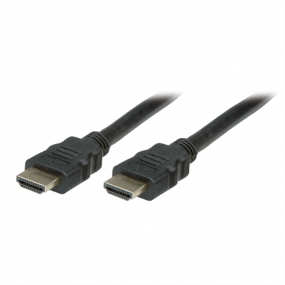 Attēls no Secomp HDMI Ultra HD Cable + Ethernet, M/M, black, 3 m