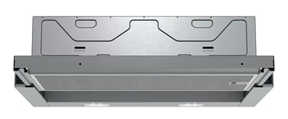 Attēls no Siemens iQ100 LI64LA521 cooker hood Semi built-in (pull out) Metallic, Silver 389 m³/h B
