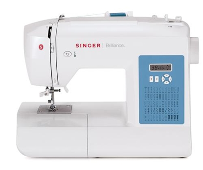 Attēls no Singer | 6160 Brilliance | Sewing Machine | Number of stitches 60 | Number of buttonholes 6 | White