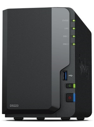Attēls no Synology DiskStation DS223 NAS/storage server Desktop Ethernet LAN RTD1619B