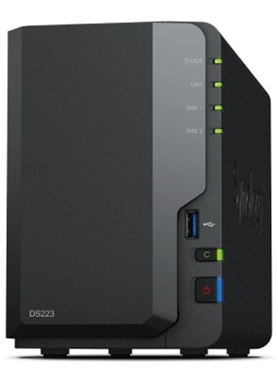 Picture of Synology DiskStation DS223 NAS/storage server Desktop Ethernet LAN RTD1619B