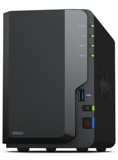 Picture of Synology DiskStation DS223 NAS/storage server Desktop Realtek RTD1619B 2 GB DDR4