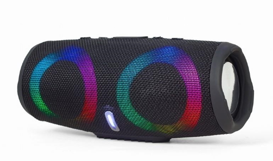 Изображение Skaļrunis Gembird Bluetooth LED Speaker Black