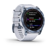 Изображение Smart watch Garmin Fenix 7X Sapphire Solar Edition Mineral Blue DLC Titanium/Whitestone Band 51mm