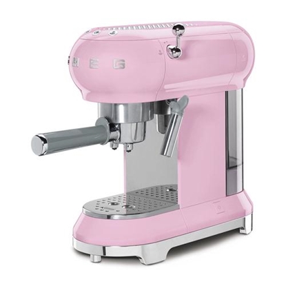 Изображение Smeg Espresso Coffee Machine Pink ECF01PKEU