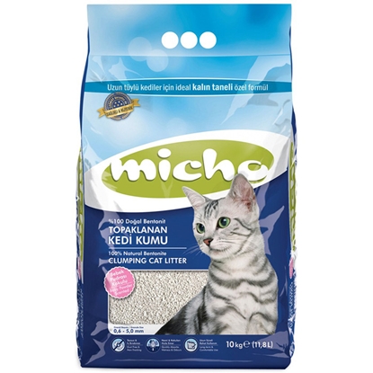 Picture of Pakaiši kaķiem Micho Bentonite Baby Powder 7.5kg