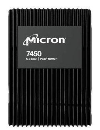 Attēls no SSD|MICRON|SSD series 7450 PRO|1.92TB|PCIE|NVMe|NAND flash technology TLC|Write speed 2700 MBytes/sec|Read speed 6800 MBytes/sec|Form Factor U.3|TBW 3500 TB|MTFDKCC1T9TFR1BC1ZABYYR