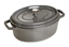 Picture of Staub Oval Cocotte, 29cm cast iron, graphite grey
