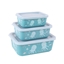 Изображение Stoneline | Awave Set of storage box | 21941 | Storage box | Capacity  L | 3 pc(s) | Dishwasher proof | Turquoise