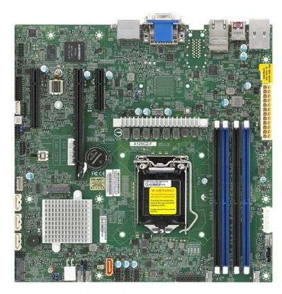 Picture of Supermicro MBD-X12SCZ-F Intel W480 LGA 1200 (Socket H5) micro ATX