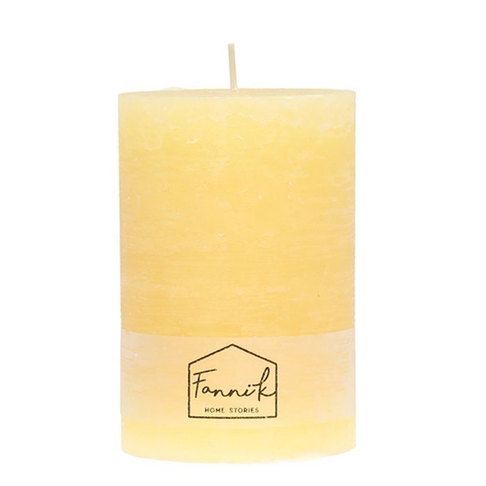 Изображение Svece stabs Fanni K Rustic 10x15cm dzeltena 125h