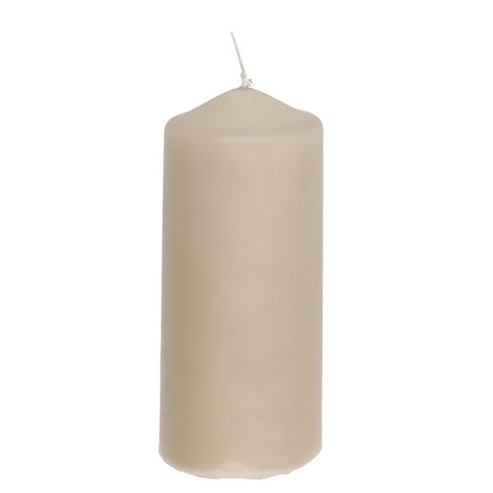 Picture of Svece stabs Polar Aura bēša 8x25cm 160h